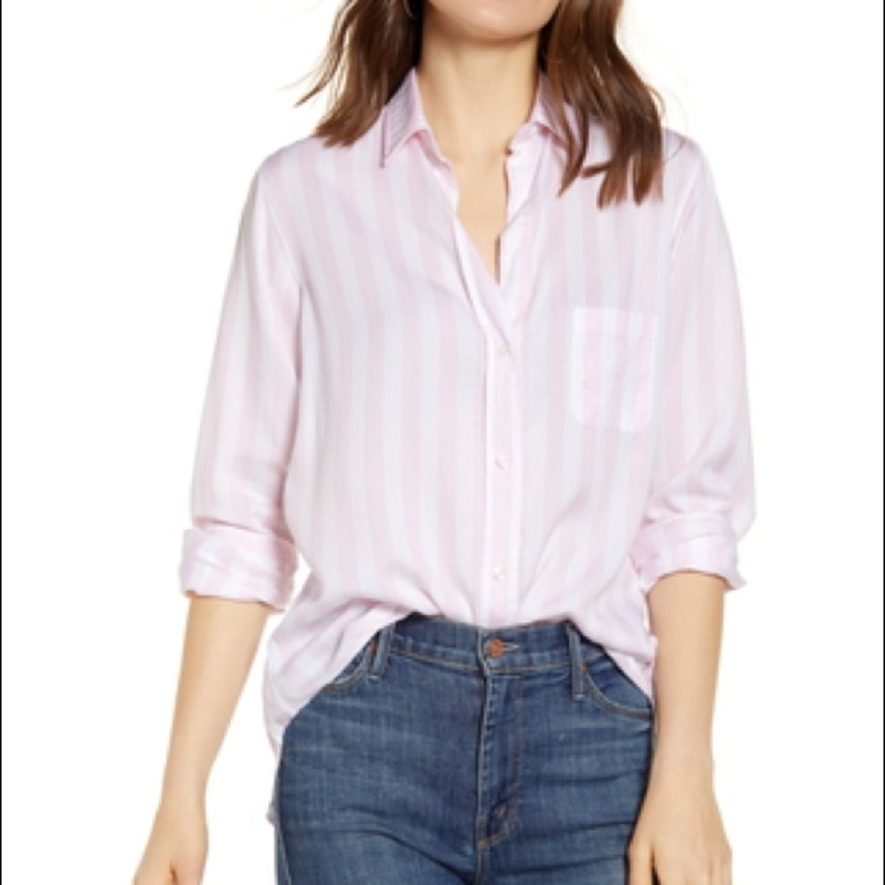 Grayson Hero button down work shirt in Clara white
